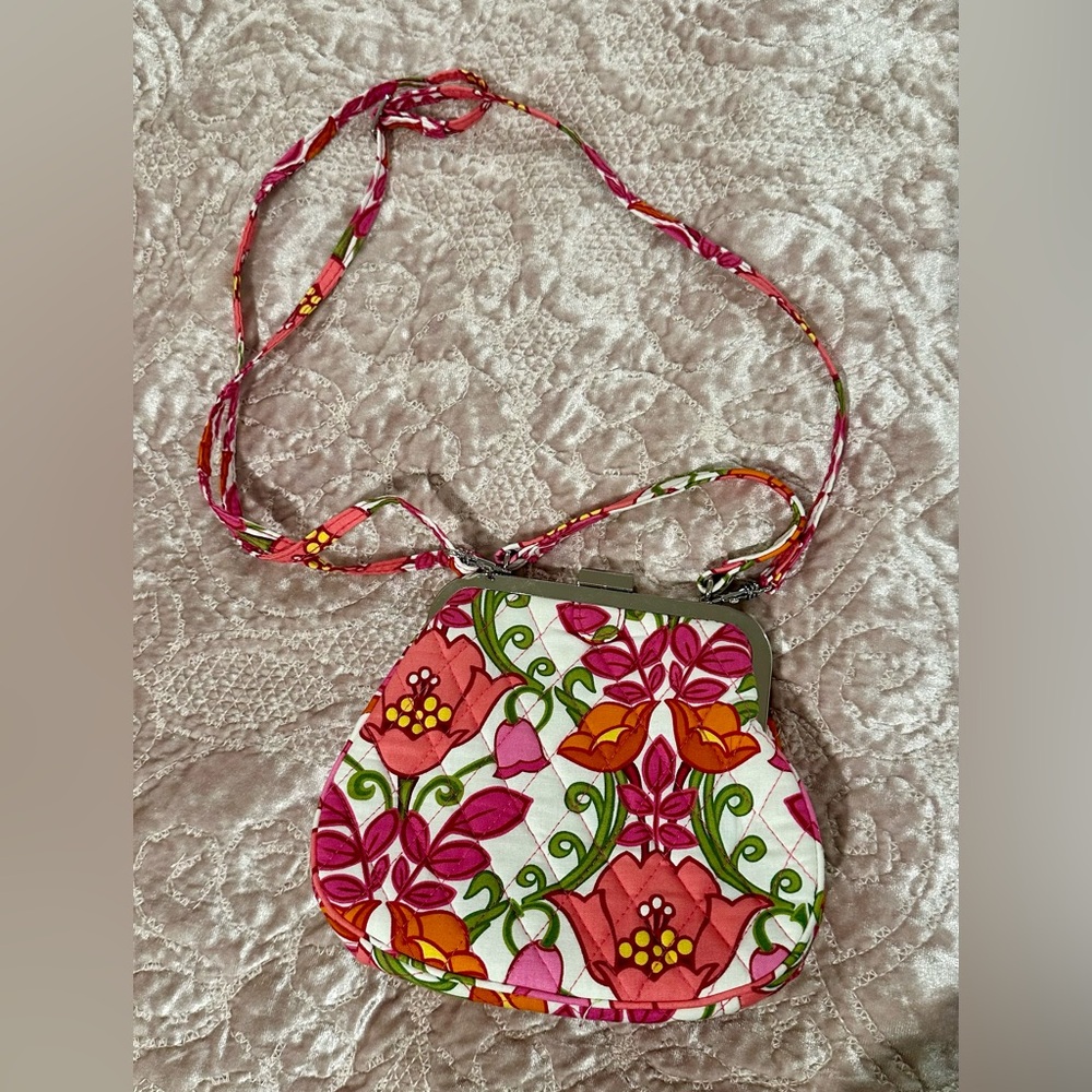 Vera Bradley Lilli Bell Mini Crossbody Handbag Purse